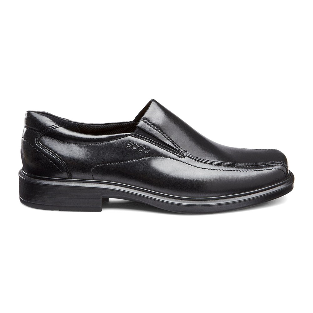 ECCO Mens Slip On Black - Helsinki Bike Toe - HPN-791623